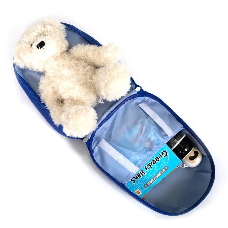 Earplugs and eye masks set for a good sleep during long - haul flights2 Pcs Kid Luggage Set 12" Backpack & 16" Carry on Suitcase, Blue