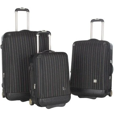 Charging station travel adapters with multiple USB ports for powering devices on the go3-Pc Oneonta Luggage Set In Black Charging station travel adapters with multiple USB ports for powering devices on the go3-Pc Oneonta Luggage Set In Black