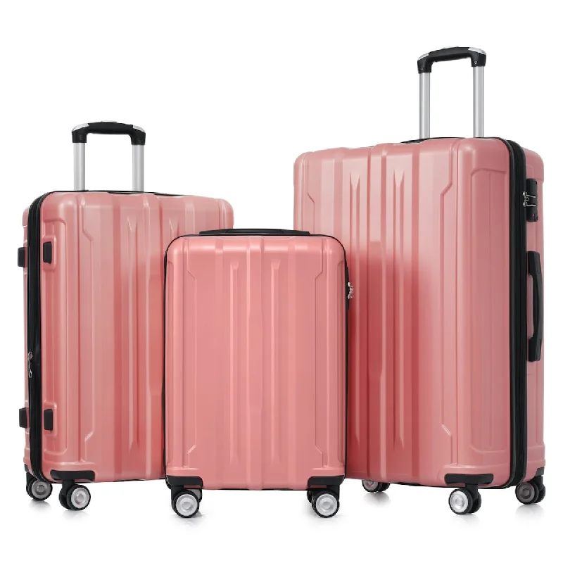 Suitcase wheels replacement kits for smooth rolling after long - term use3-Pcs Hardside Lightweight Expandable Spinner Wheel Luggage w/ TSA Lock Suitcase wheels replacement kits for smooth rolling after long - term use3-Pcs Hardside Lightweight Expandable Spinner Wheel Luggage w/ TSA Lock