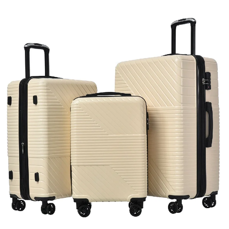 Travel garment hangers that are foldable for easy packing3-Piece ABS Luggage Travel Sets, Expandable Lightweight Hardshell Suitcase Travel garment hangers that are foldable for easy packing3-Piece ABS Luggage Travel Sets, Expandable Lightweight Hardshell Suitcase