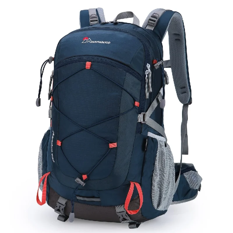 Travel garment hangers that are foldable for easy packing40L Hiking Backpack with Rain Covers for Backpacking, Camping, Cycling and Traveling