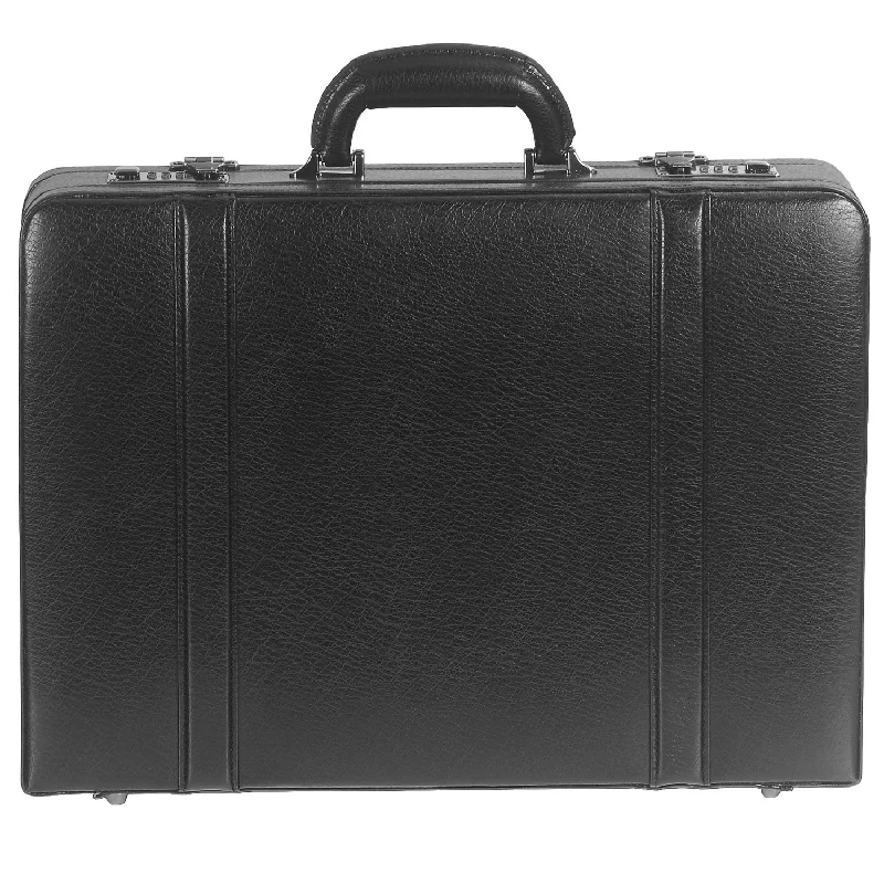 Compression packing bags to save space in travel backpacksMancini Leather Expandable Attache Case Black
