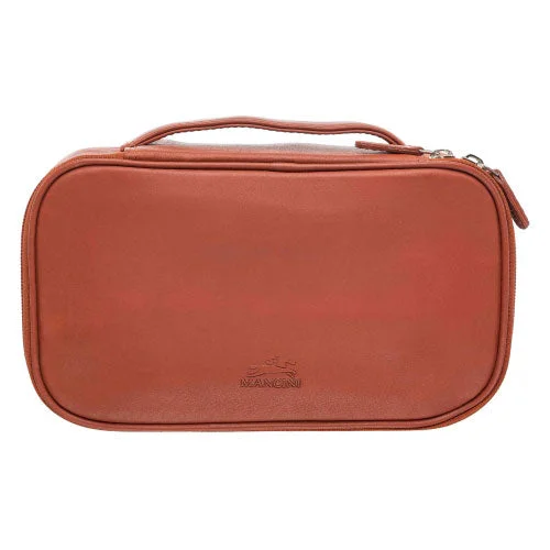 Travel backpack rain covers made of durable nylon materialMedium Zippered Toiletry Bag, 10" x 5.5" x 3", Cognac Travel backpack rain covers made of durable nylon materialMedium Zippered Toiletry Bag, 10" x 5.5" x 3", Cognac