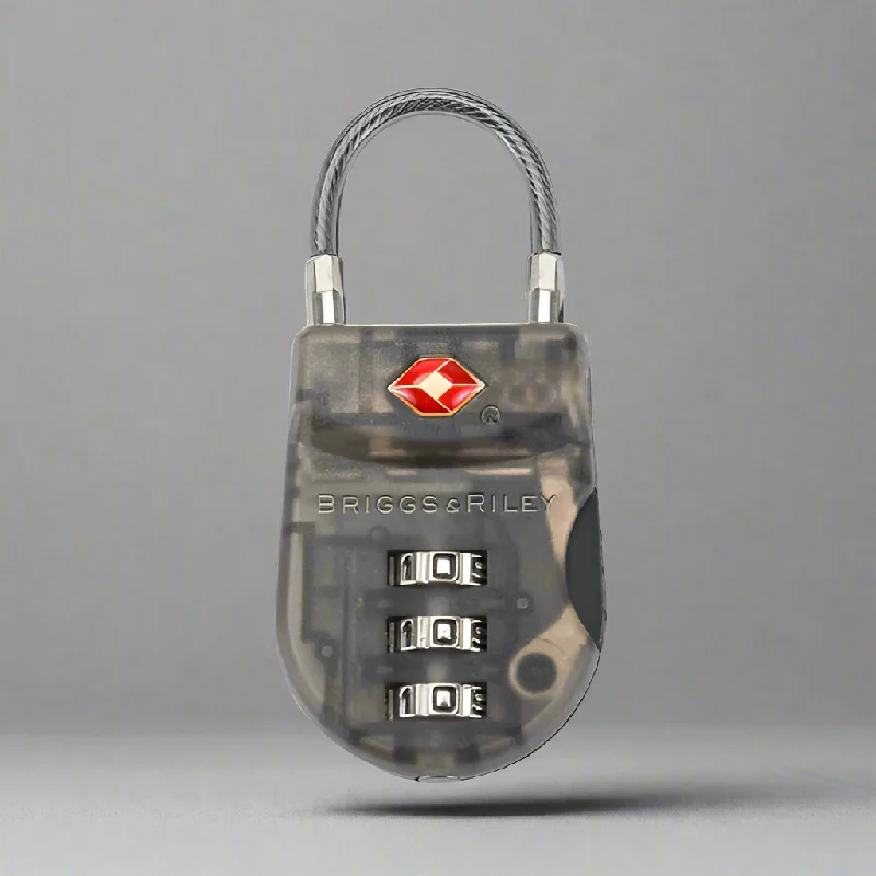 Travel garment hangers that are foldable for easy packingBriggs & Riley TSA Cable Luggage Lock -  ACC-W15-21