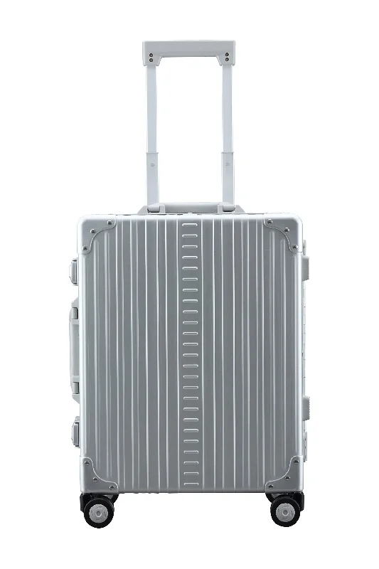 Anti - theft RFID blocking travel wallet for safe money and card storageAleon 21" Aluminum Carry-On with Suiter Hardside Luggage