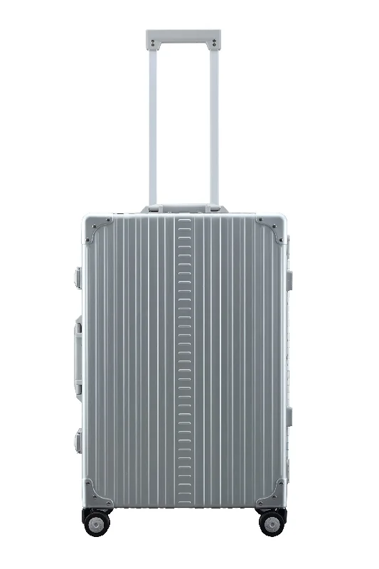 Leather luggage handles for a comfortable and stylish gripALEON 26" Traveler with Suiter Aluminum Hardside Luggage
