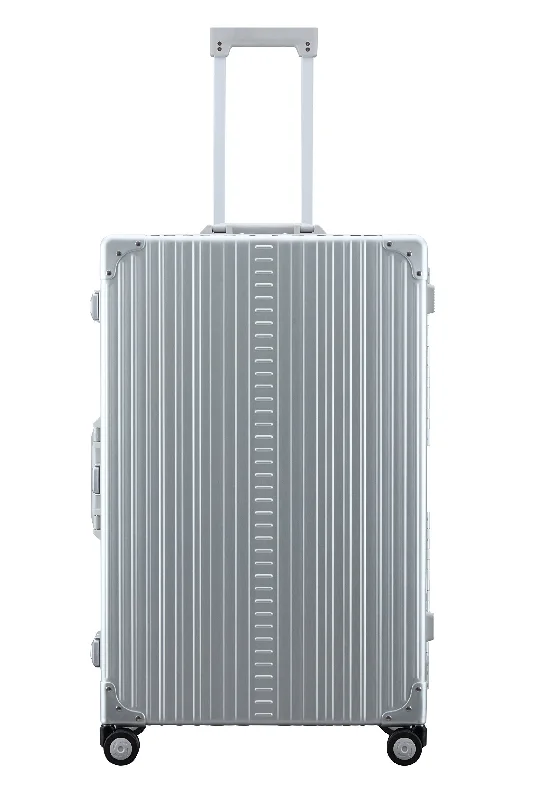 TSA-approved combination locks for luggage security during international travelAleon 30" Aluminum Macro Traveler Hardside Checked Luggage with Suiter