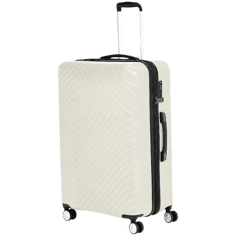TSA-approved combination locks for luggage security during international travelAmazonBasics Geometric Travel Luggage Expandable Suitcase Spinner with Wheels and Built-In TSA Lock, 31.5 Inch - Cream TSA-approved combination locks for luggage security during international travelAmazonBasics Geometric Travel Luggage Expandable Suitcase Spinner with Wheels and Built-In TSA Lock, 31.5 Inch - Cream