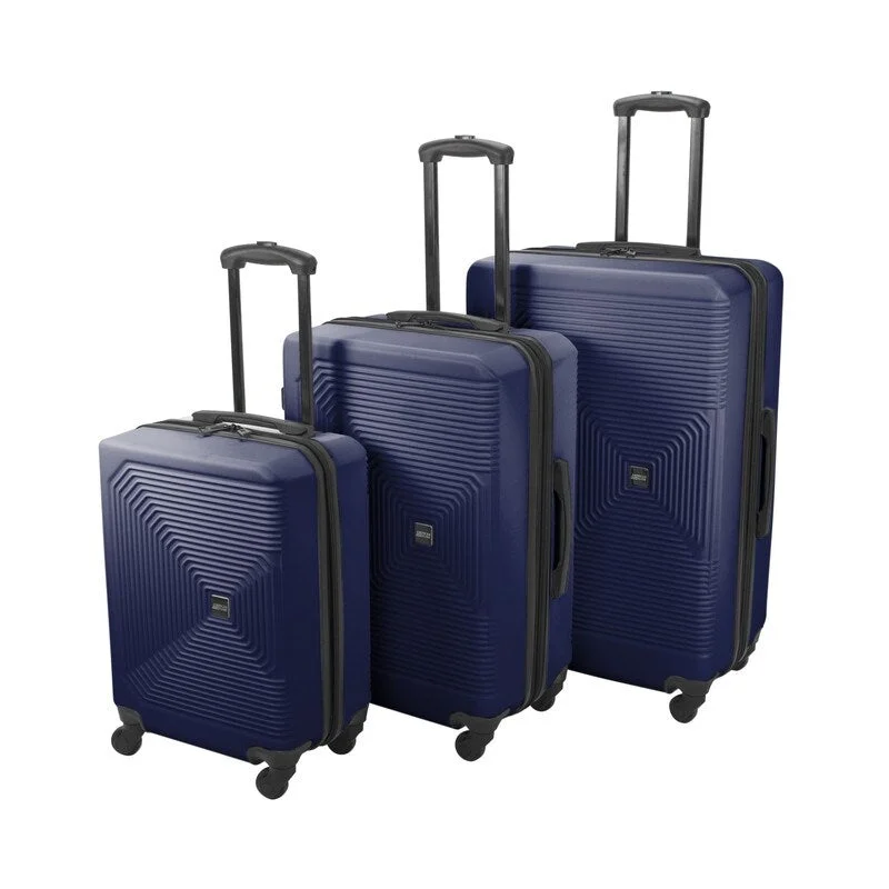 Luggage straps with buckle closures to secure overstuffed bagsAmerican Flyer Knox 3-Piece Hardside Luggage Set