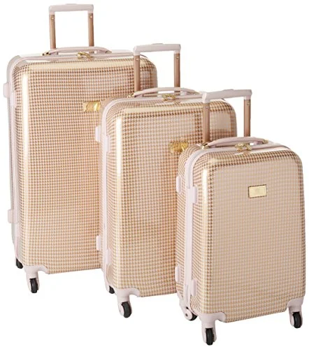 Luggage scales with digital display for accurate weight measurement at homeAnti - Theft Crossbody Travel Bags with RFID Protection in Gray for City TripsAnne Klein Ak Manchester 3 Piece Set, Gold/Blush Houndstooth, One Size