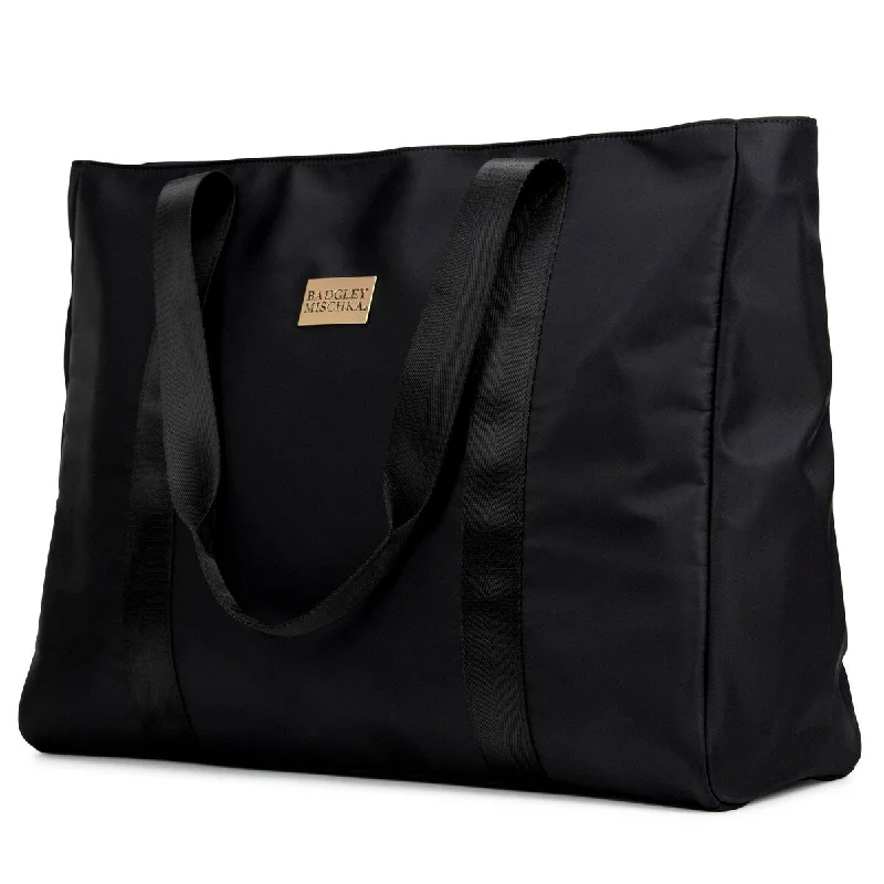 Lightweight luggage tags with personalized names and contact info for easy identificationBADGLEY MISCHKA Nylon Travel Tote Weekender Bag - Packable Travel Bag Lightweight luggage tags with personalized names and contact info for easy identificationBADGLEY MISCHKA Nylon Travel Tote Weekender Bag - Packable Travel Bag