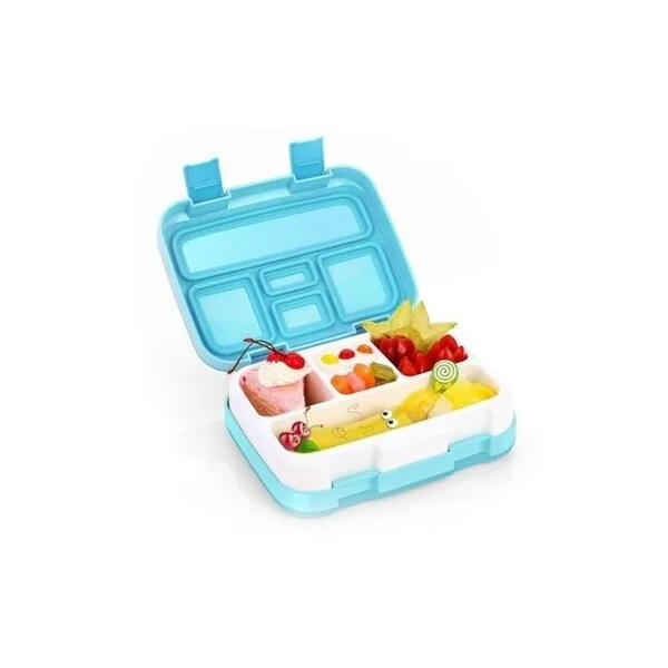 Bento Style Lunch Box Leak-Proof Container - Blue