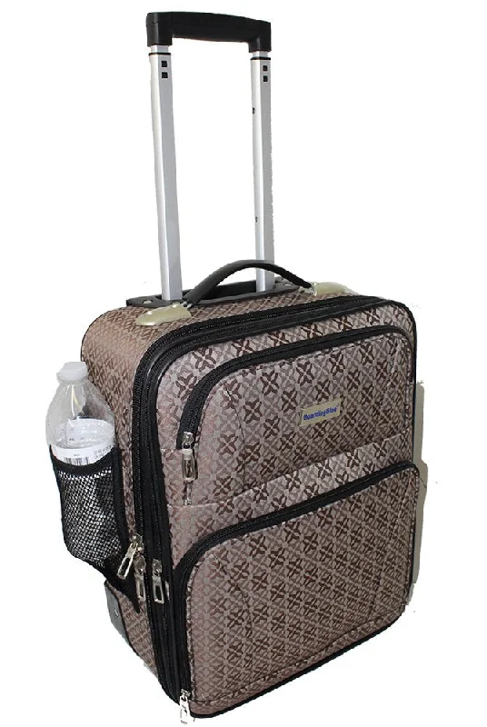 Portable shoe bags to keep footwear separate in suitcasesBoardingBlue Rolling Personal Item Luggage Under Seat for the Airlines of American, Frontier, Spirit (Brown) Portable shoe bags to keep footwear separate in suitcasesBoardingBlue Rolling Personal Item Luggage Under Seat for the Airlines of American, Frontier, Spirit (Brown)