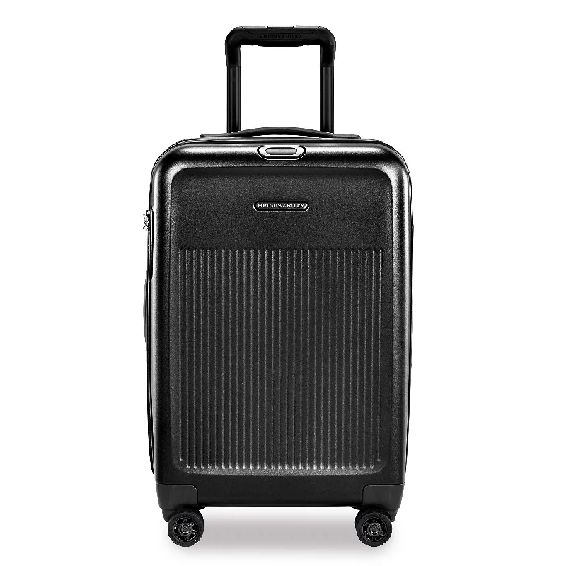 Anti - theft RFID blocking travel wallet for safe money and card storageSympatico 2.0 Expandable 22" Spinner Carry-On Luggage