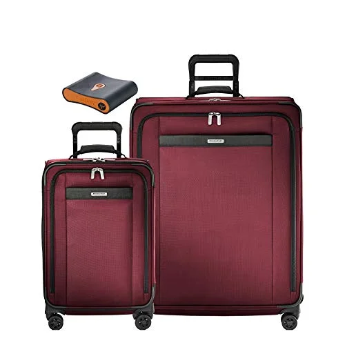 Charging station travel adapters with multiple USB ports for powering devices on the goBriggs & Riley Transcend 3-Pc Set- Tall C/O Exp Spinner,Large Exp Spinner,Portmantos Tracking