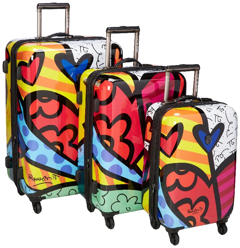 Charging station travel adapters with multiple USB ports for powering devices on the goBritto Spinner - 3 Piece set