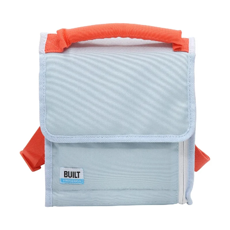 Charging station travel adapters with multiple USB ports for powering devices on the goBUILT IceHouse Gel Cube Polyester Freezable Lunch Tote - Ice Blue Living Coral