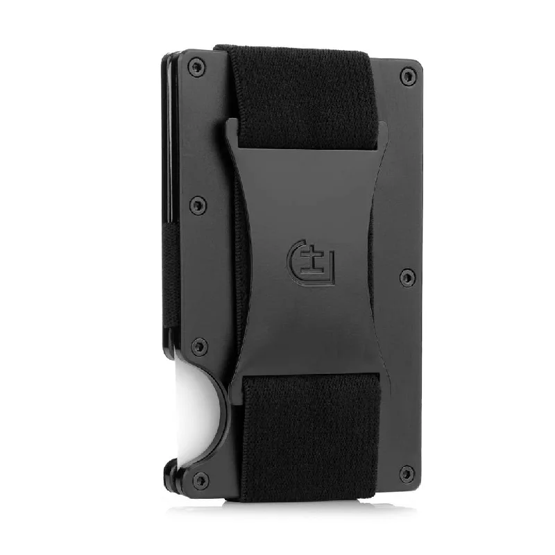 Hanging toiletry bags with multiple compartments for bathroom essentialsOn Sale - James Hawk Aluminum Case Wallet Black with Cash Strap- $25