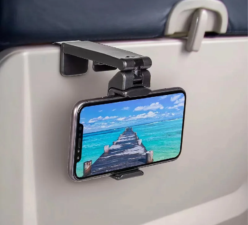 Earplugs and eye masks set for a good sleep during long - haul flightsAirplane Tray Table Cellphone Mount with 360 degree rotation- $8.00