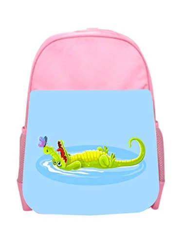 Portable shoe bags to keep footwear separate in suitcasesChildrens Backpacks Animal Gator Butterfly Girls Kids Pre-School Backpack - Pink