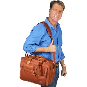Portable shoe bags to keep footwear separate in suitcasesClaire Chase 154 Executive Computer Brief X-Wide