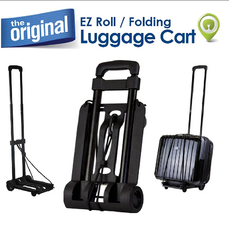 Earplugs and eye masks set for a good sleep during long - haul flightsCloudz EZ Roll Luggage Cart- $24.99