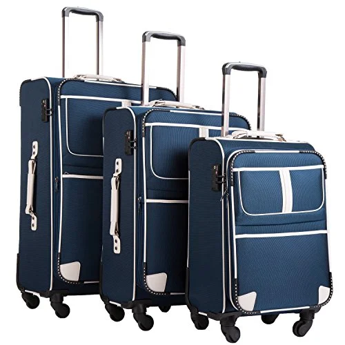 Luggage straps with buckle closures to secure overstuffed bagsCoolife Luggage 3 Piece Set Suitcase With Tsa Lock Pinner Softshell 20In24In28In (Navy.) Luggage straps with buckle closures to secure overstuffed bagsCoolife Luggage 3 Piece Set Suitcase With Tsa Lock Pinner Softshell 20In24In28In (Navy.)