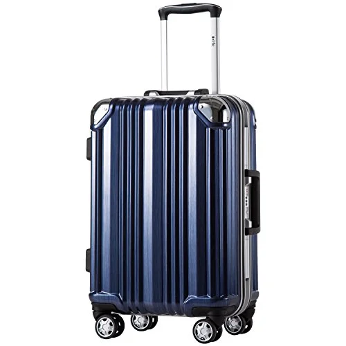 Luggage scales with digital display for accurate weight measurement at homeCoolife Luggage Aluminium Frame Suitcase 3 Piece Set With Tsa Lock 100%Pc (L(28In), Blue) Luggage scales with digital display for accurate weight measurement at homeCoolife Luggage Aluminium Frame Suitcase 3 Piece Set With Tsa Lock 100%Pc (L(28In), Blue)