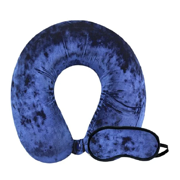 Travel document holders with multiple slots for passports and ticketsCloudz Crushed Velvet Memory Foam Neck Pillow with Sleep Mask