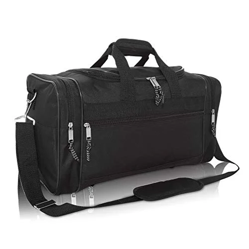 Expandable packing cubes sets in various sizes for organized suitcase packingDALIX Blank Duffle Bag Duffel Bag in Black Gym Bag