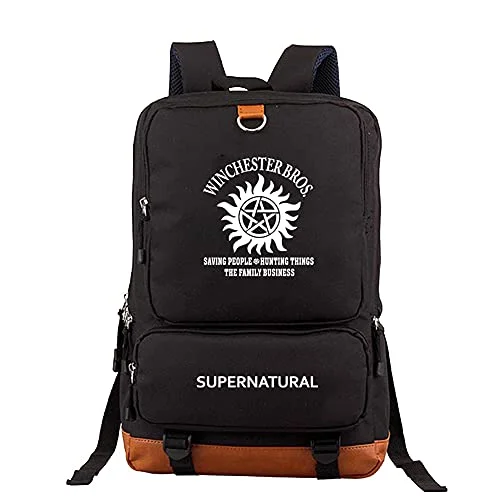 Suitcase wheels replacement kits for smooth rolling after long - term useDean Sam Winchester Hunt Backpack for School Women School Bags for High School Girls (One Size, Color 1)