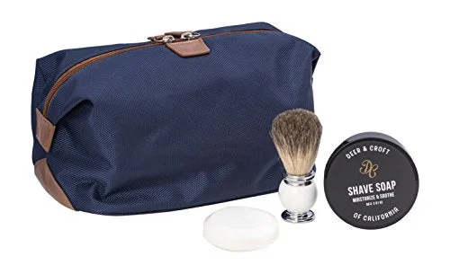 Suitcase wheels replacement kits for smooth rolling after long - term useDeer & Croft Travel Set Consisting Of A Dopp Kit, Pure Badger Shave Brush And Shave Soap, Blue, 1.5 Suitcase wheels replacement kits for smooth rolling after long - term useDeer & Croft Travel Set Consisting Of A Dopp Kit, Pure Badger Shave Brush And Shave Soap, Blue, 1.5