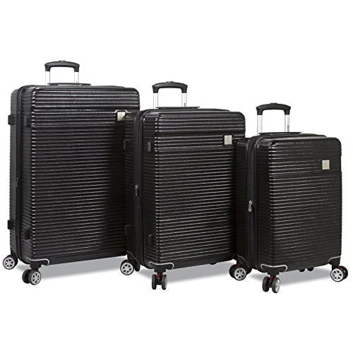 Compression packing bags to save space in travel backpacksDejuno Ashford 3-Pc Hardside Spinner Tsa Combination Lock Luggage Set, Black