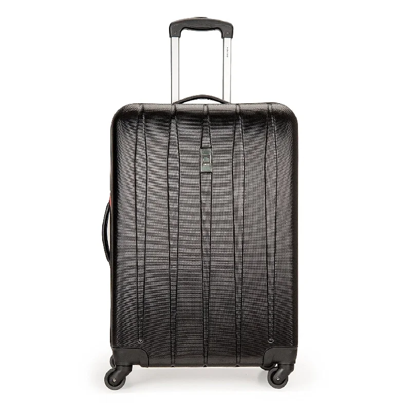 Magnetic luggage labels that can be easily changed or removedDelsey Luggage Volume DLX Hardside 25 Inch Expandable Spinner Luggage (Black) Magnetic luggage labels that can be easily changed or removedDelsey Luggage Volume DLX Hardside 25 Inch Expandable Spinner Luggage (Black)