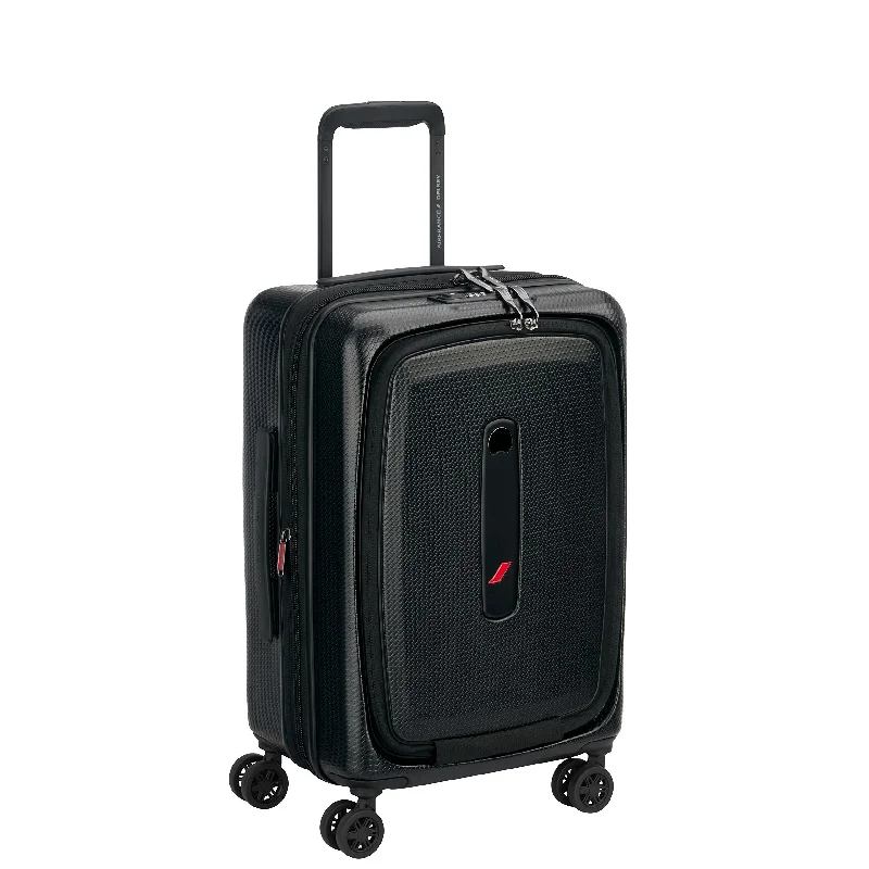 Waterproof luggage covers for protection against rain on outdoor tripsDELSEY PARIS Air France Premium Hand Luggage, 55 cm, 42 liters, Black (Noir)