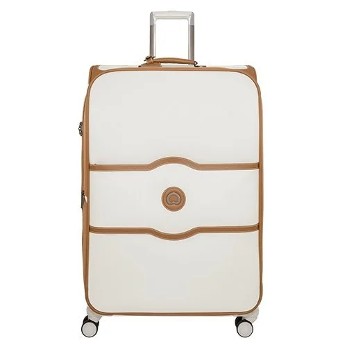 Travel garment hangers that are foldable for easy packingDELSEY Paris Chatelet Softside Luggage with Spinner Wheels, Champagne