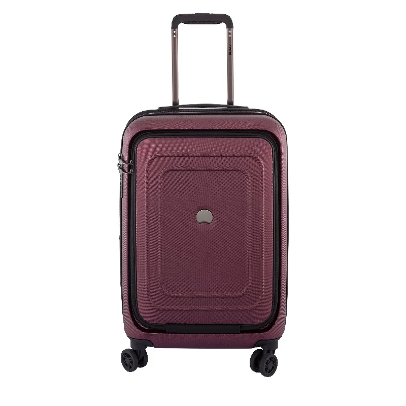 Lightweight luggage tags with personalized names and contact info for easy identificationDELSEY Paris Luggage Cruise Lite Hardside 21" Carry on Exp. Spinner with Front Pocket, Black Cherry Lightweight luggage tags with personalized names and contact info for easy identificationDELSEY Paris Luggage Cruise Lite Hardside 21" Carry on Exp. Spinner with Front Pocket, Black Cherry