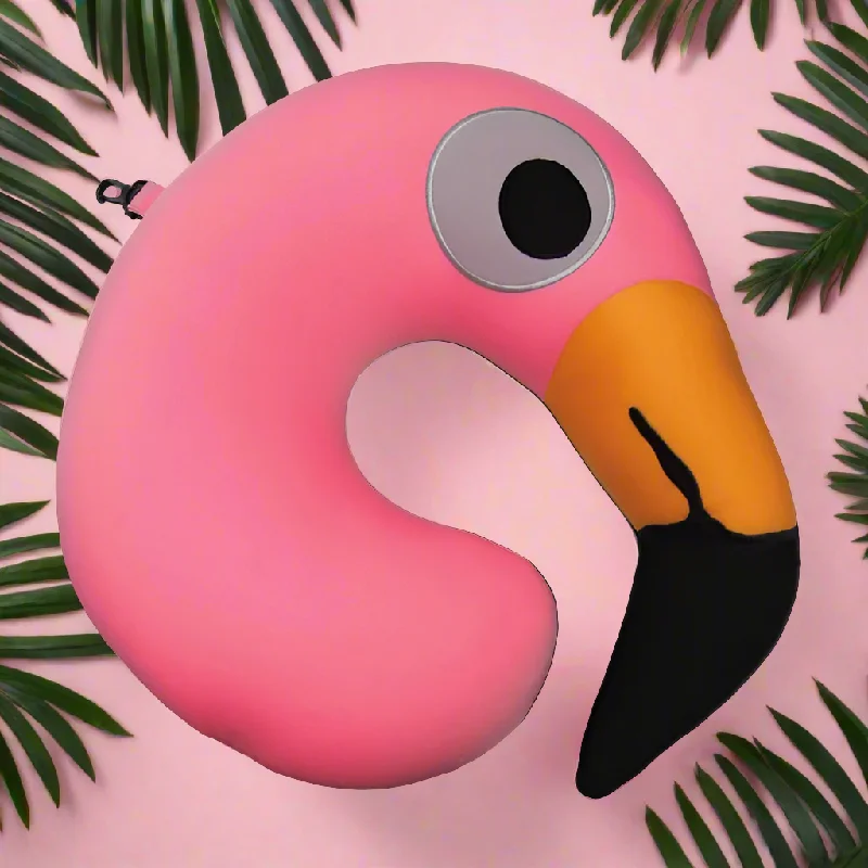 Waterproof luggage covers for protection against rain on outdoor tripsOn Sale - Children’s Flamingo Travel Pillow- $6.00