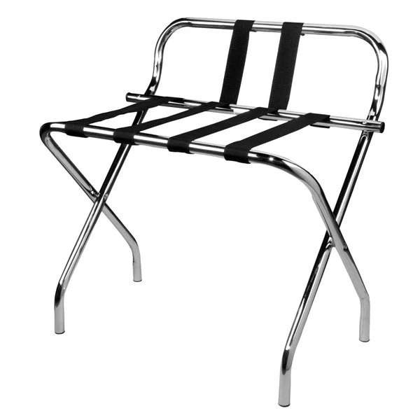 Magnetic luggage labels that can be easily changed or removedChrome Folding Luggage Rack with Guard