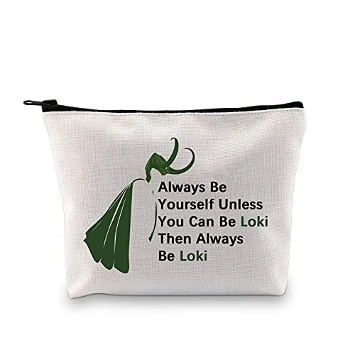 Expandable packing cubes sets in various sizes for organized suitcase packingG2TUP Lokki Cosplay Cosmetic Makeup Bag Looki Fan Gift Always Be Yourself Unless You Can Be Lo-ki (Always Be Yourself)