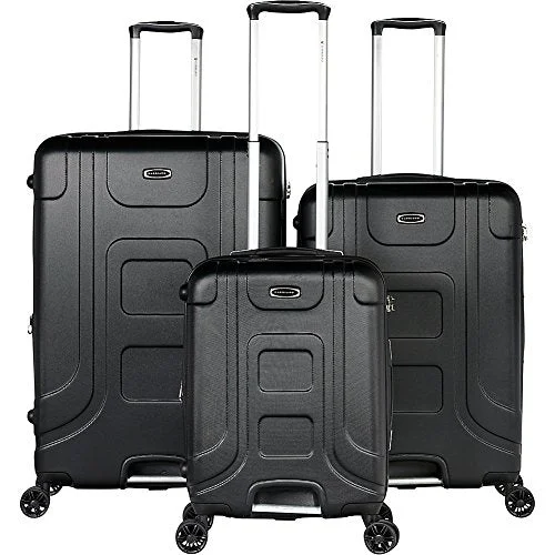 Magnetic luggage labels that can be easily changed or removedTravel - Size Toiletry Bottles with Leak - Proof Caps in ClearGabbiano Luca 3 Piece Expandable Hardside Spinner Luggage Set (Black)