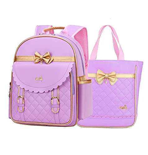 Waterproof luggage covers for protection against rain on outdoor tripsGazigo Children Princess Waterproof PU Backpack for Elementary School Girls (Large:16.1 x 11.8 x 5.9 inch, Purple Backpack + Handbag) Waterproof luggage covers for protection against rain on outdoor tripsGazigo Children Princess Waterproof PU Backpack for Elementary School Girls (Large:16.1 x 11.8 x 5.9 inch, Purple Backpack + Handbag)