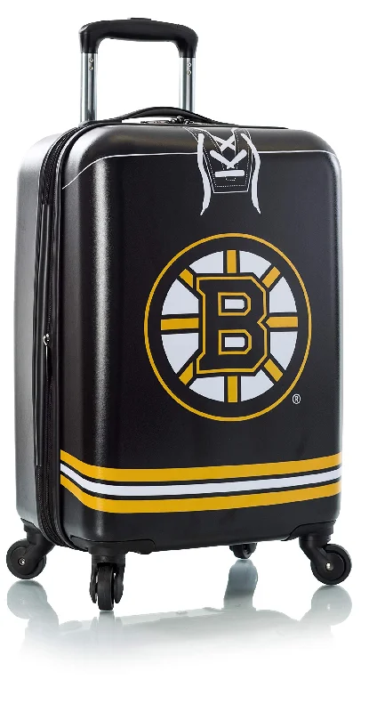 Leather luggage handles for a comfortable and stylish gripNHL Officially Licensed 21" Spinner Carry-On Luggage