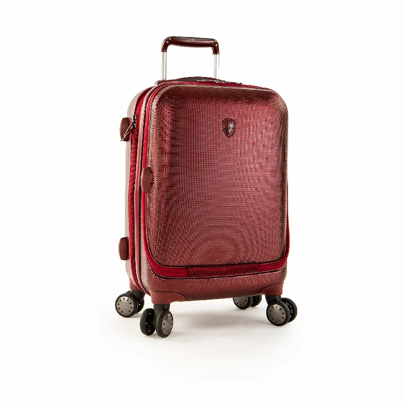 Travel document holders with multiple slots for passports and ticketsPortal 21" Spinner Carry-On Luggage