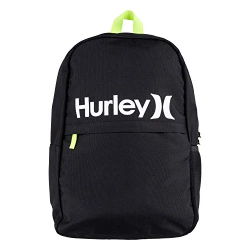 Hanging toiletry bags with multiple compartments for bathroom essentialsHurley Kids' One and Only Backpack, Black/Volt, L