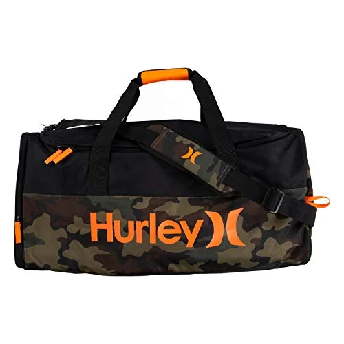 Earplugs and eye masks set for a good sleep during long - haul flightsHurley Kids' One and Only Duffle Bag, Green Camo, O/S