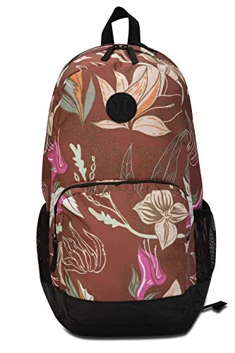 Charging station travel adapters with multiple USB ports for powering devices on the goHurley Women's W Printed Renegade Backpack, Dusty Peach, One Size