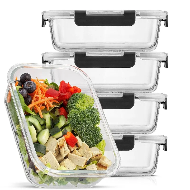 Lightweight luggage tags with personalized names and contact info for easy identificationJoyJolt Glass Food Storage Containers with Airtight Lids - Set of 5