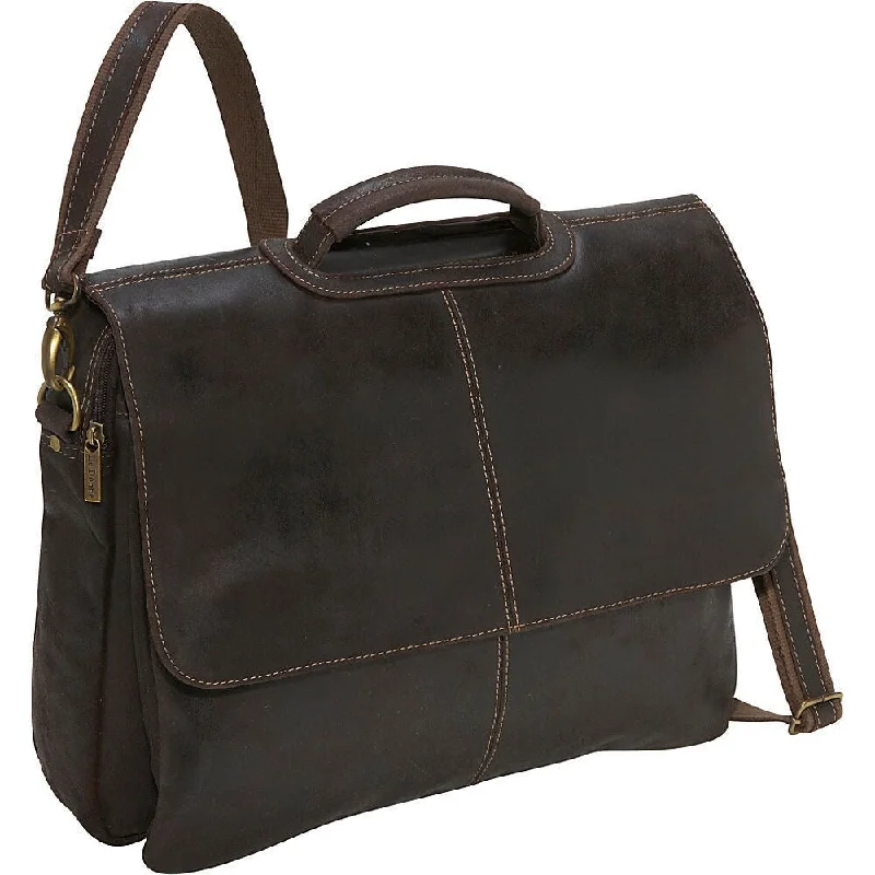 Compression packing bags to save space in travel backpacksLeDonne Leather Flap-over Leather Distressed Computer Briefcase