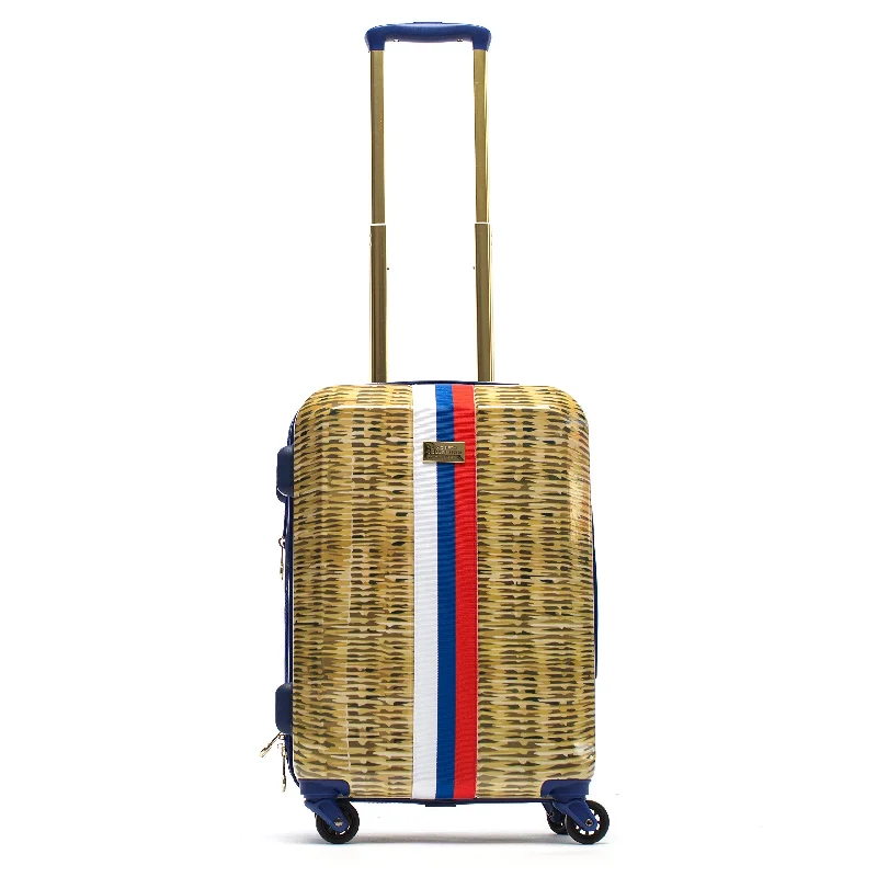 Travel document holders with multiple slots for passports and ticketsMacbeth Nauti Provence 21in Rolling Luggage Suitcase, Tan